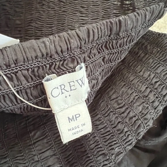 J. Crew Black, petite Midi Dress with spaghetti straps. - Picture 4 of 4